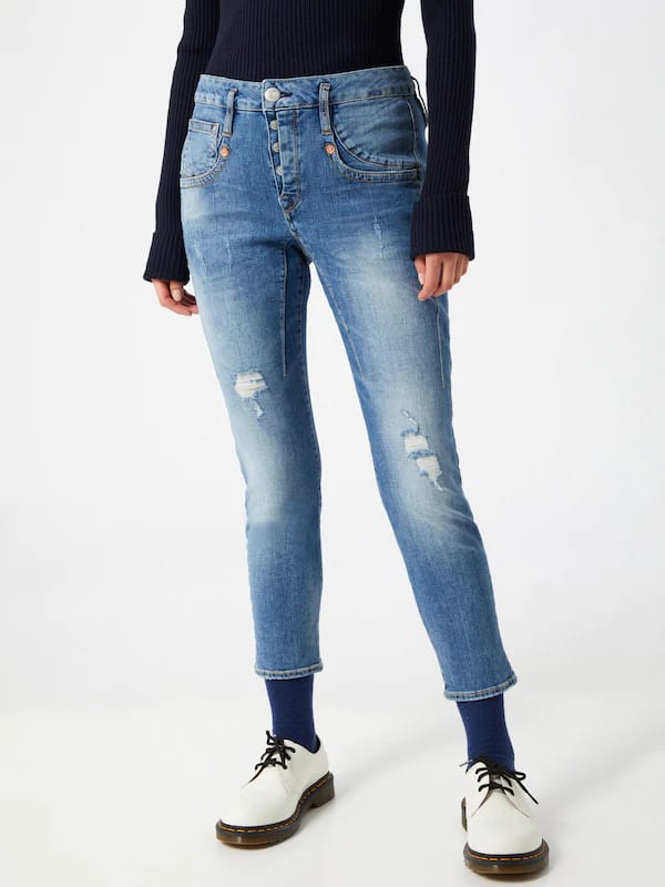 Herrlicher - Damen Hose Shyra Cropped Reused