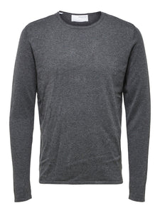 SELECTED HOMME PULLOVER ROME  anthracite melange