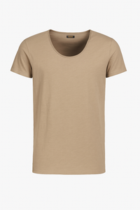 IMPERIAL MÄNNER T-SHIRT MIT TIEFEM RUNDHALS-AUSSCHNITT T255 FANGO