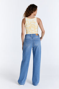 C.O.J LULU WIDE LEG JEANS light blue