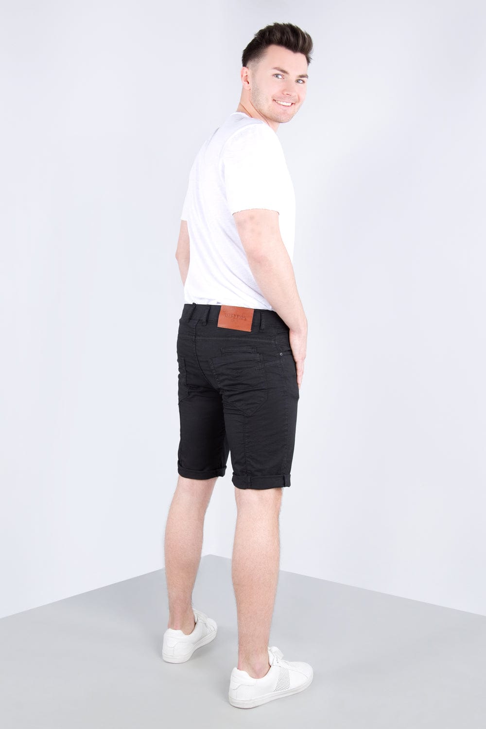 IMPERIAL BAUMWOLLE-STRETCH SHORT ERGO nero