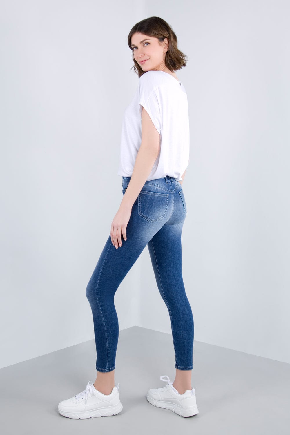 PLEASE JEANS P0SW KM6W3X 1670 blu-denim