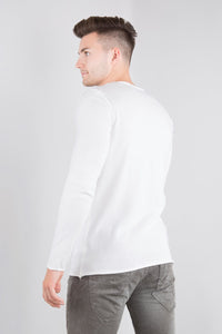 IMPERIAL MÄNNER PULLOVER MIT RUNDHALS-AUSSCHNITT  off-white