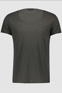 IMPERIAL MÄNNER T-SHIRT MIT TIEFEM RUNDHALS-AUSSCHNITT T255 antracite