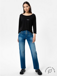 Herrlicher Raya Straight Jeans mit Cashmere Touch aus Bio-Baumwolle