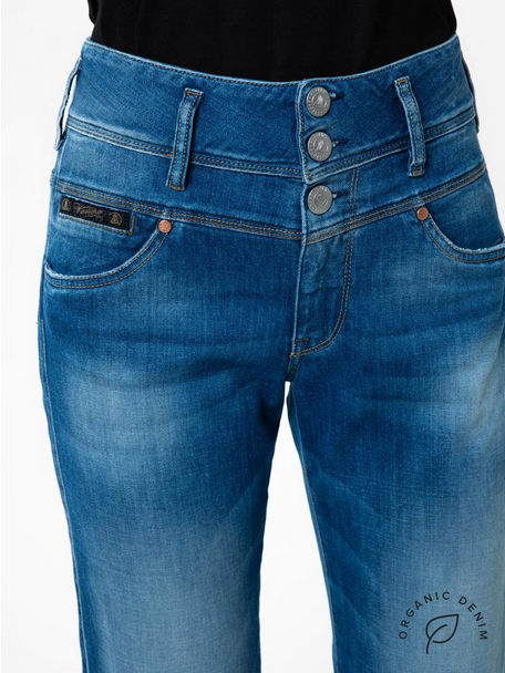 Herrlicher Raya Straight Jeans mit Cashmere Emporium – Bio-Baumwolle aus Touch Jeans
