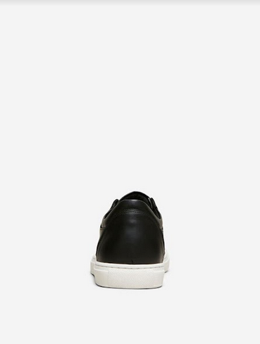 SELECTED HOMME EVAN LEATHER TRAINER black