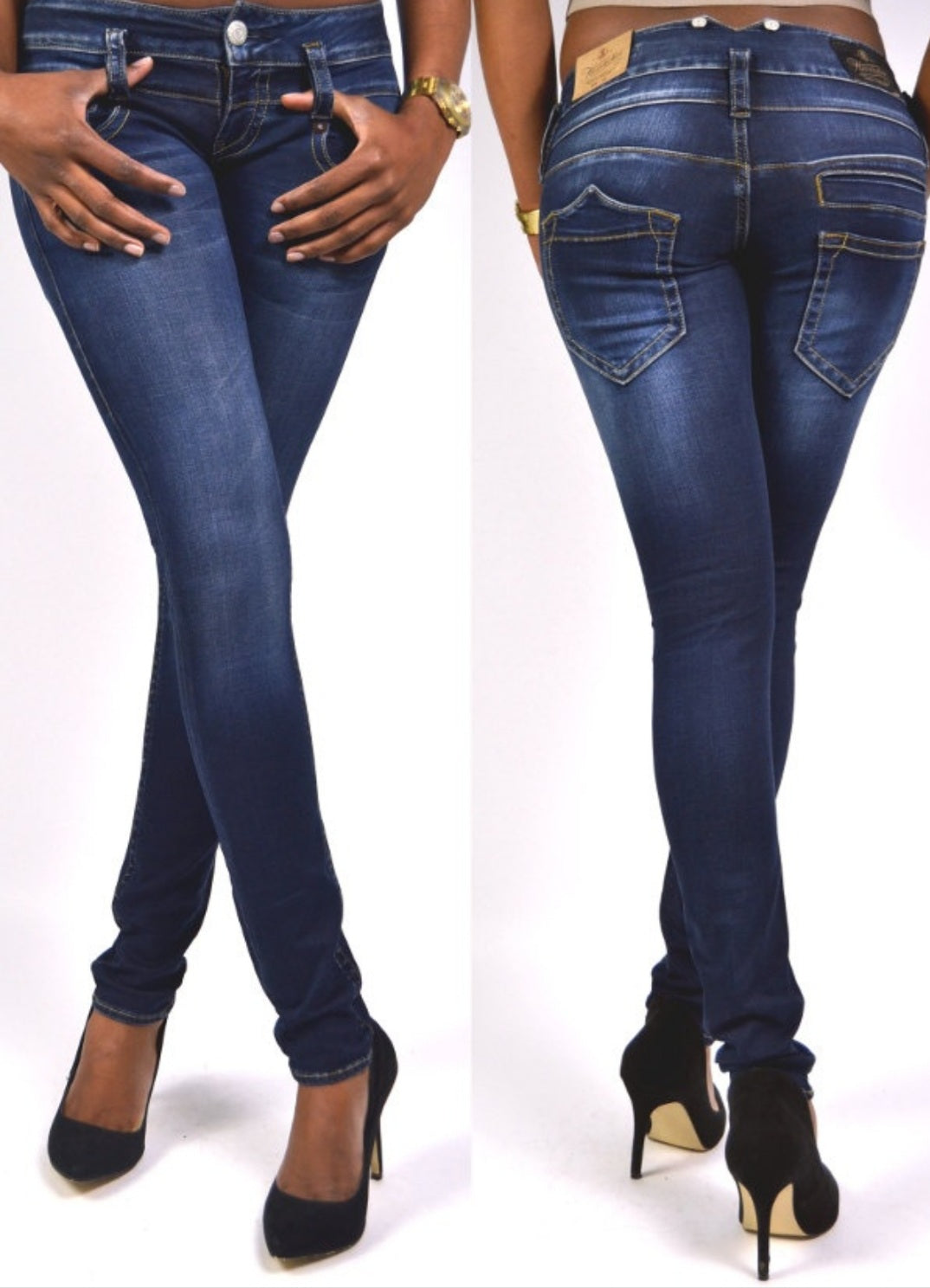 Herrlicher dames spijkerbroek Pitch Slim Organic Denim Herrlicher dames spijkerbroek Pitch Slim Organic Denim