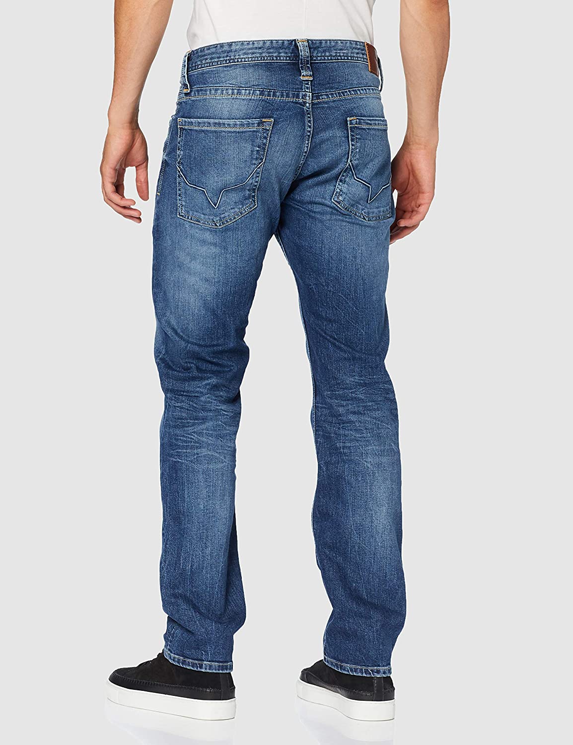 Pepe Jeans CASH - Straight leg jeans - denim/donkerblauw Pepe Jeans CASH - Straight leg jeans - denim/donkerblauw