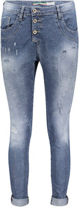Please Jeans Destroyed-Jeans P 78A BQ2DEL 1670 blue denim