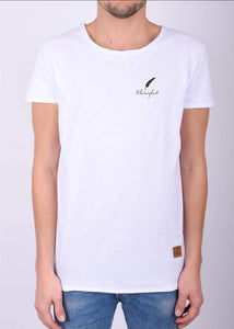 KLEINIGKEIT T-SHIRT MEN OPENCUT KLÄSSIK white