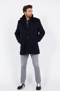 Selected Homme Mantel mit Steppblende Modell 'Noah' - Dark Blu