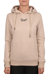 KLEINIGKEIT HOODIE WOMEN KK WRITING beige