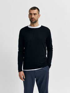 SELECTED HOMME PULLOVER ROME black